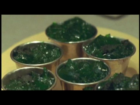 Les appétissants pots de jelly, à la cantine de LWT.