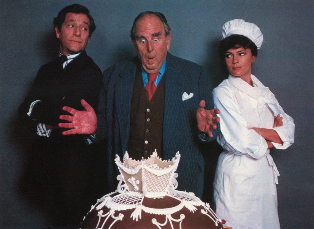 George Segal, Robert Morley et Jacqueline Bisset dans "La grande cuisine" de Ted Kotcheff.